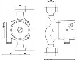 Циркуляционный насос IMP Pumps GHN SOL 25/40-130 Циркуляционный насос IMP Pumps GHN SOL 25/40-130