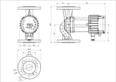 Циркуляционный насос IMP Pumps NMT SMART C 32/100 F220