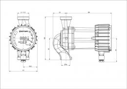 Циркуляционный насос IMP Pumps NMT SAN SMART 25/100-180