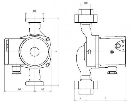 Циркуляционный насос IMP Pumps NMT SAN PLUS 20/90-130