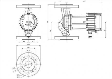 Циркуляционный насос IMP Pumps NMT SMART C 40/80 F220