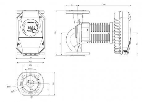 Циркуляционный насос IMP Pumps NMT MAX II S 40/120 F250