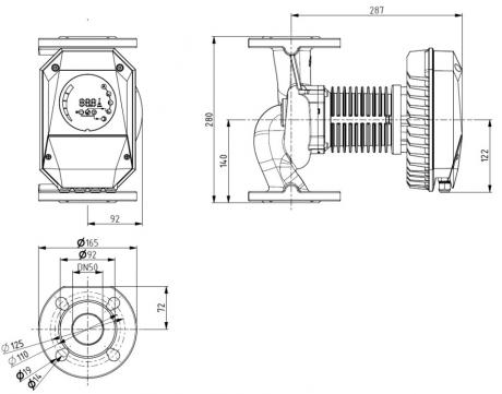 Циркуляционный насос IMP Pumps NMT MAX II S 50/80 F280
