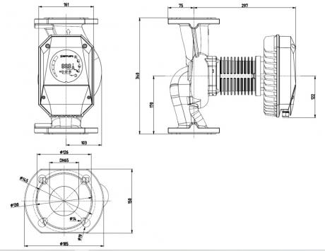 Циркуляционный насос IMP Pumps NMT MAX II S 65/40 F340