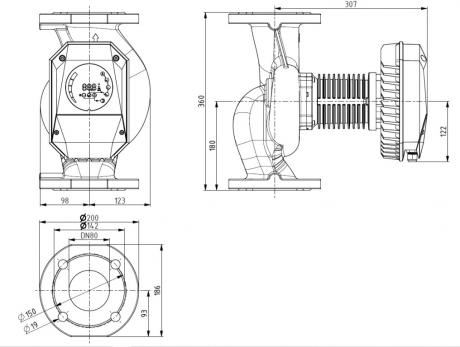 Циркуляционный насос IMP Pumps NMT MAX II S 80/40 F360 PN6
