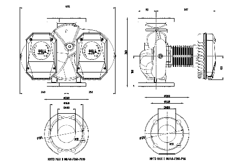 Циркуляционный насос IMP Pumps NMTD MAX II S 80/40 F360 PN10