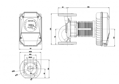 Циркуляционный насос IMP Pumps NMT MAX II 40/100 F220