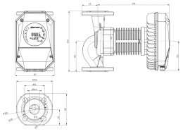 Циркуляционный насос IMP Pumps NMT MAX II 40/80 F250 Циркуляционный насос IMP Pumps NMT MAX II 40/80 F250