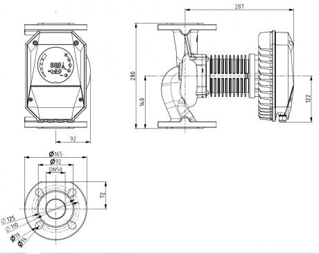 Циркуляционный насос IMP Pumps NMT MAX II 50/80 F280