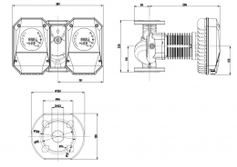 Циркуляционный насос IMP Pumps NMTD MAX II 32/120 F220 Циркуляционный насос IMP Pumps NMTD MAX II 32/120 F220