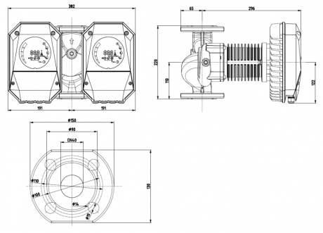 Циркуляционный насос IMP Pumps NMTD MAX II 40/100 F220
