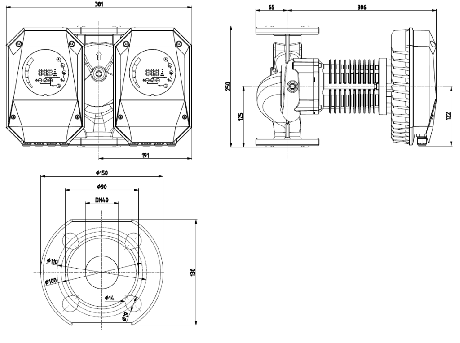 Циркуляционный насос IMP Pumps NMTD MAX II 40/180 F250