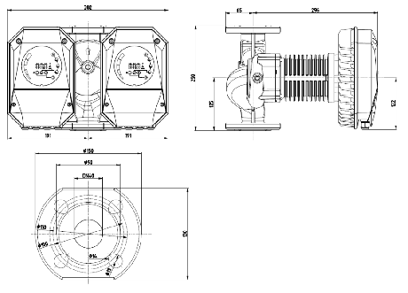 Циркуляционный насос IMP Pumps NMTD MAX II S 40/100 F250