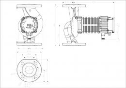 Циркуляционный насос IMP Pumps NMT MAX II C 50/40 F280 Циркуляционный насос IMP Pumps NMT MAX II C 50/40 F280