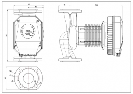 Циркуляционный насос IMP Pumps NMT MAX II C 65/180 F340