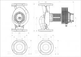 Циркуляционный насос IMP Pumps NMT MAX II C 80/180 F360 PN6 Циркуляционный насос IMP Pumps NMT MAX II C 80/180 F360 PN6