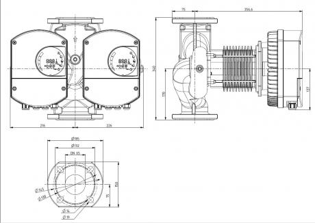 Циркуляционный насос IMP Pumps NMTD MAX II  65/180 F340
