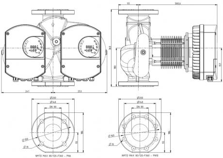 Циркуляционный насос IMP Pumps NMTD MAX II  80/120 F360 PN6