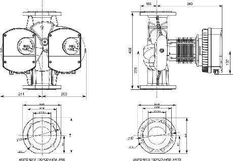 Циркуляционный насос IMP Pumps NMTD MAX II  100/120 F450 PN10