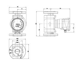 Циркуляционный насос IMP Pumps NMT SMART II U 40/100-F220 Циркуляционный насос IMP Pumps NMT SMART II U 40/100-F220