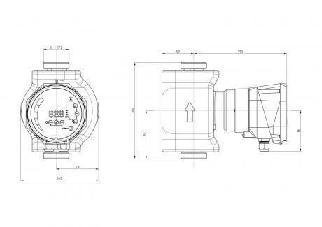 Циркуляционный насос IMP Pumps NMT SMART II C 25/120-180