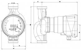 Циркуляционный насос IMP Pumps NMT SAN SMART II 25/80-180