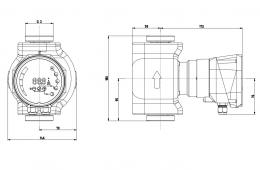 Циркуляционный насос IMP Pumps NMT SAN SMART II 32/60-180