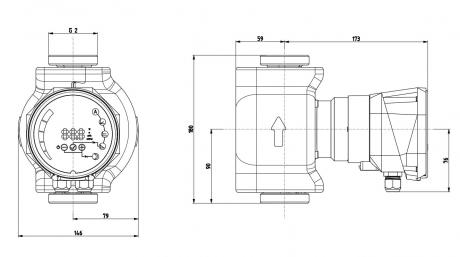Циркуляционный насос IMP Pumps NMT SAN SMART II 32/120-180