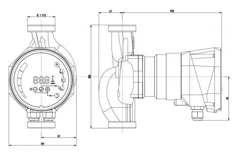 Циркуляционный насос IMP Pumps NMT SAN SMART II S 25/80-180