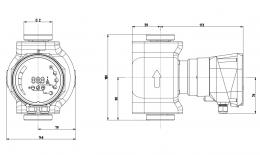 Циркуляционный насос IMP Pumps NMT SAN SMART II U 32/60-180