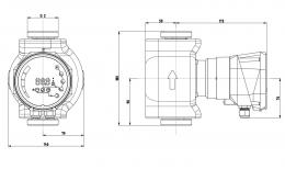 Циркуляционный насос IMP Pumps NMT SAN SMART II U 32/120-180