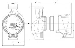 Циркуляционный насос IMP Pumps NMT SAN SMART II C 25/80-180