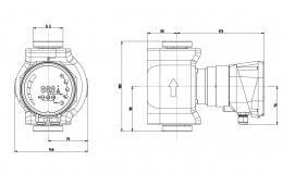 Циркуляционный насос IMP Pumps NMT SAN SMART II C 32/60-180