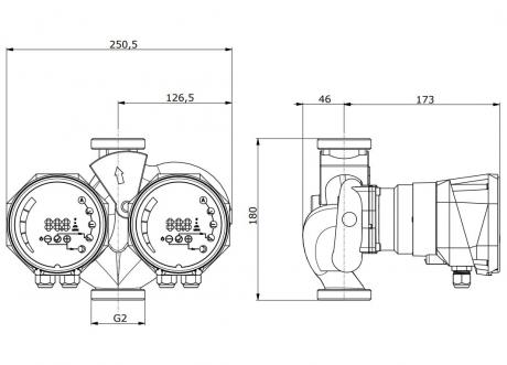 Циркуляционный насос IMP Pumps NMTD SMART II 32/60-180