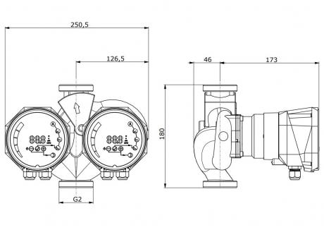 Циркуляционный насос IMP Pumps NMTD SMART II S 32/80-180