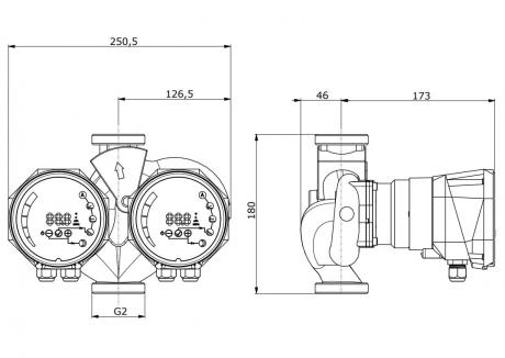 Циркуляционный насос IMP Pumps NMTD SMART II C 32/100-180