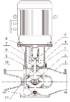Циркуляционный насос Wellmix TD 300-35/4