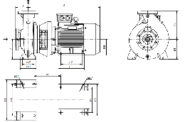 Моноблочный насос Wellmix NBW H 300-250-400-110/4-380-G-BQQE